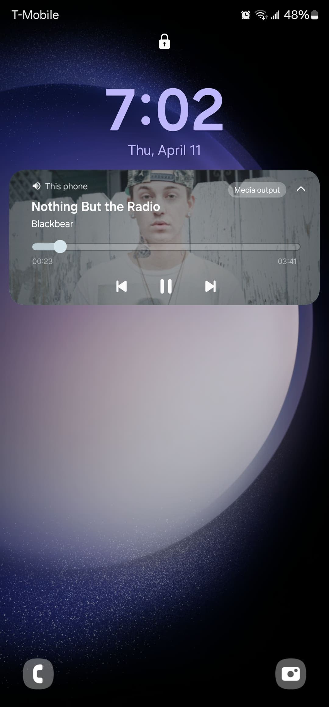 Media Session Mobile Locked Screen