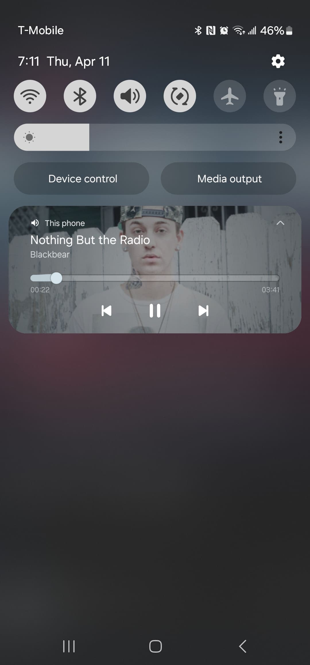 Media Session Mobile Notification