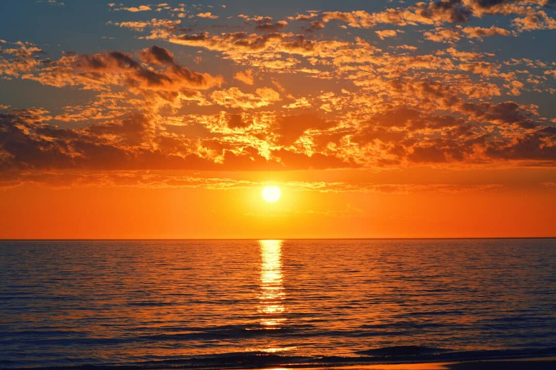 Punta del Este, Uruguay Sunset Image.