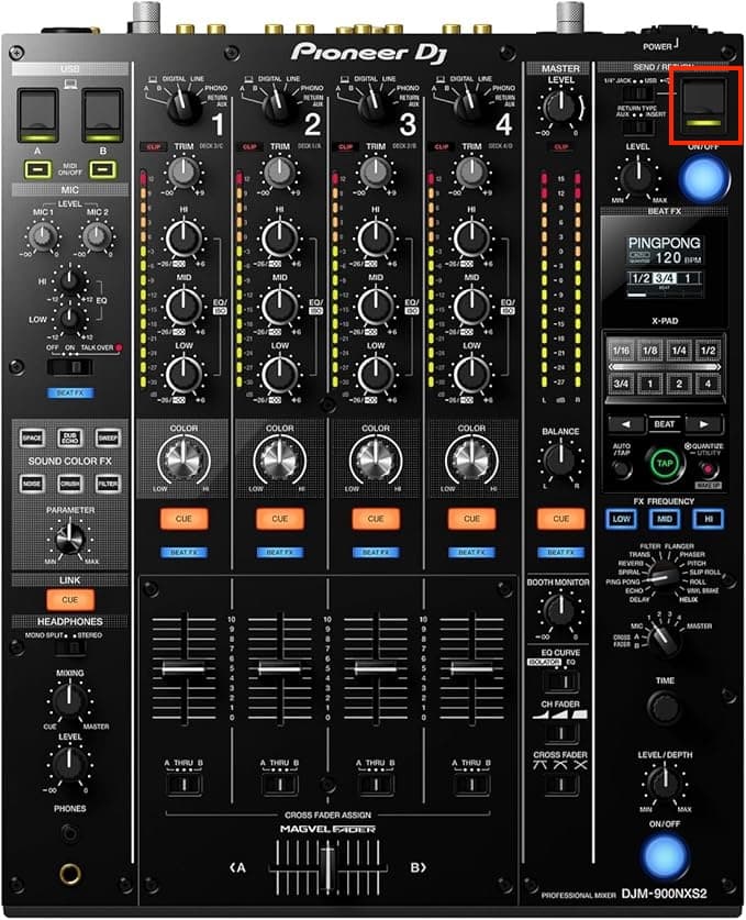 USB port on DJM-900NXS2
