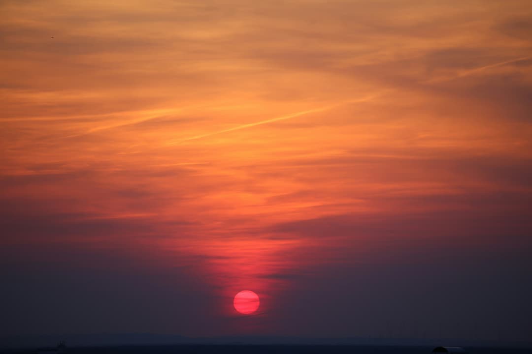 Sunset at Weinheim, Deutschland Image.